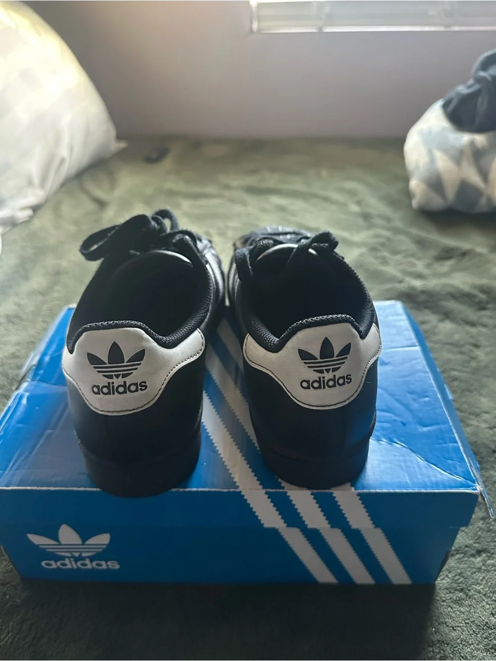 adidas Men’s Superstar Sneakers - Black/White